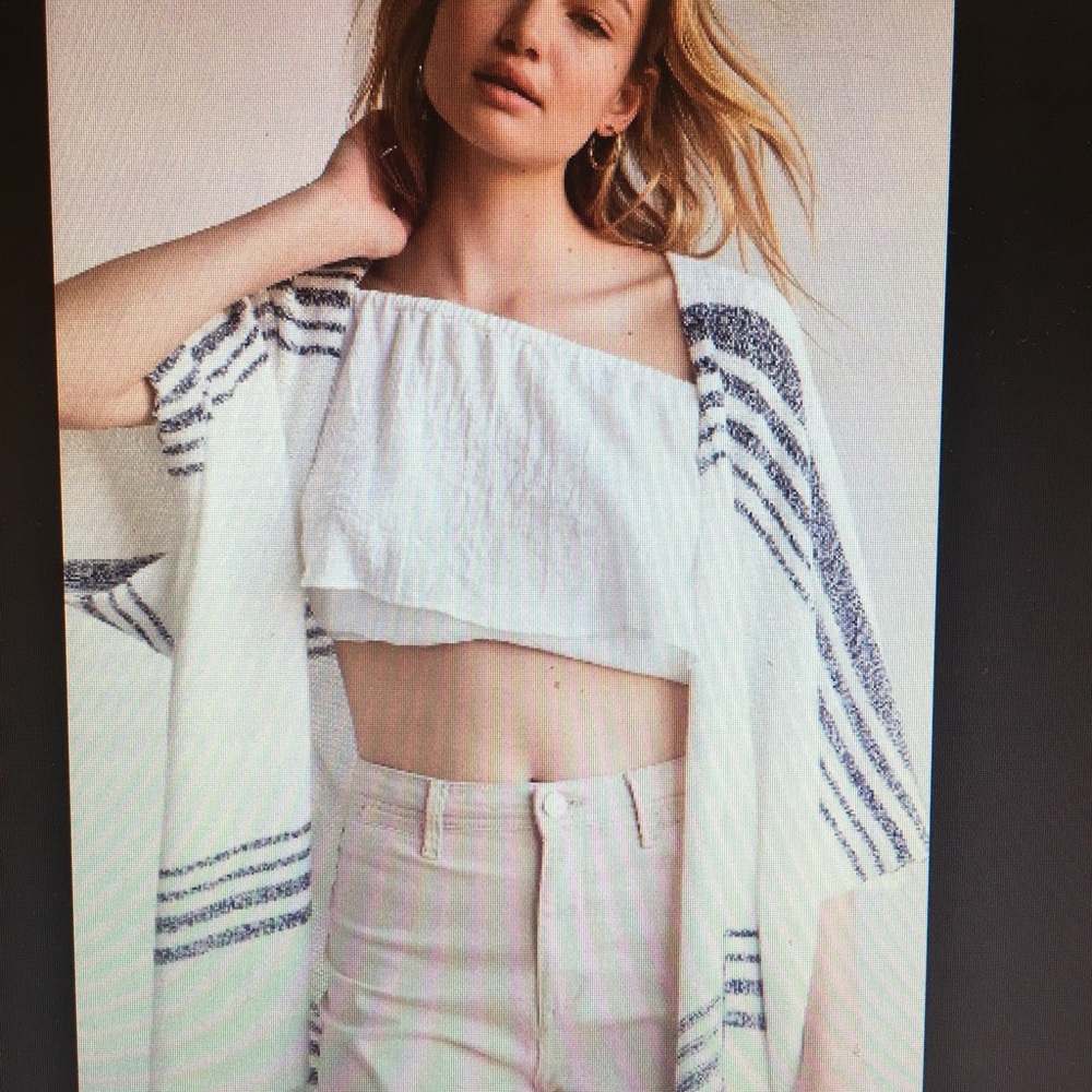 Ecote Lauren Yarn Striped Cardigan